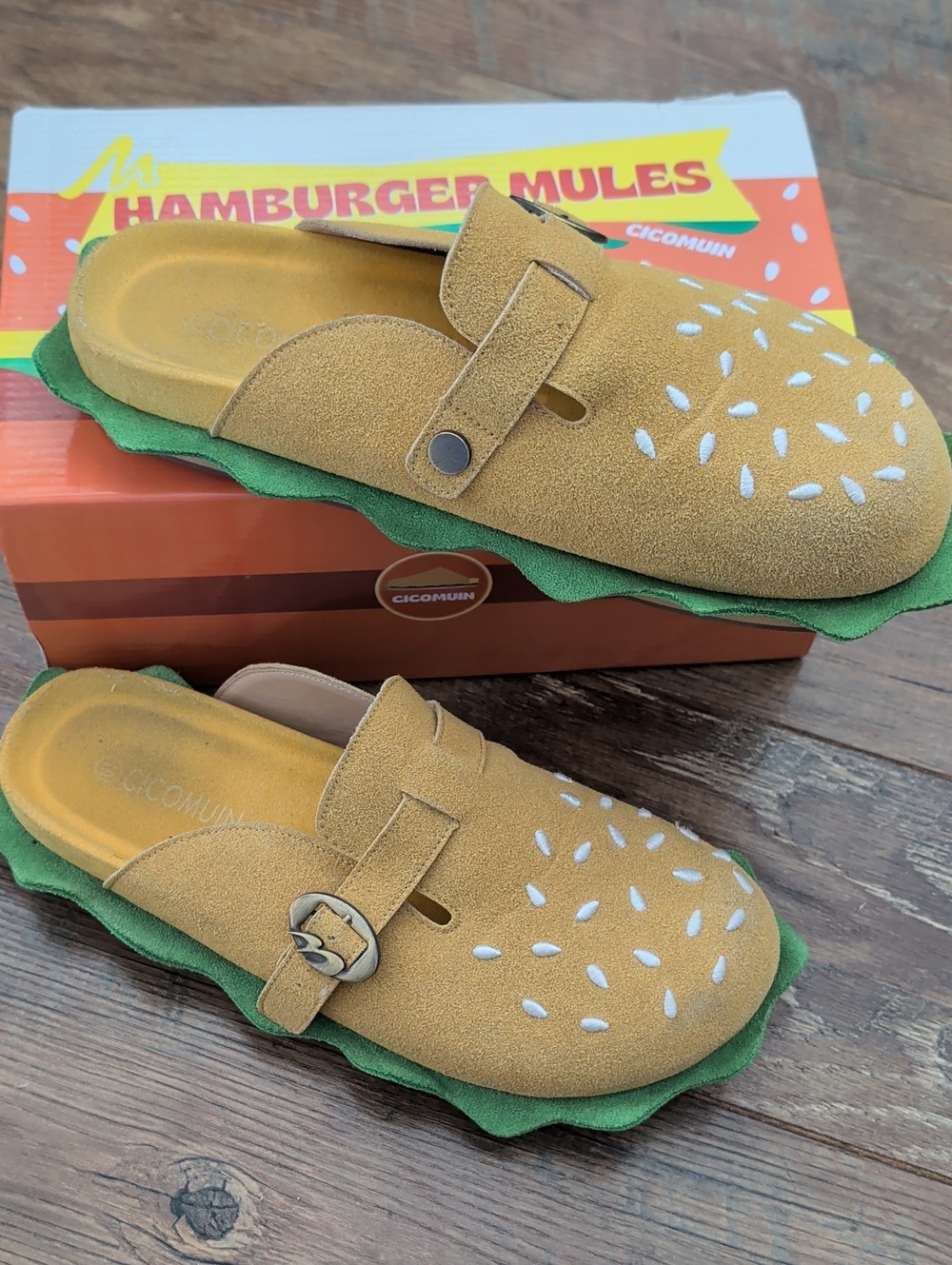 Hamburger Mules Slip-On Sandals